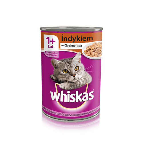 Karmy mokre dla kota - Whiskas w galaretce 400g x 4