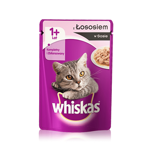 Karmy mokre dla kota - Whiskas w sosie 100g x 12