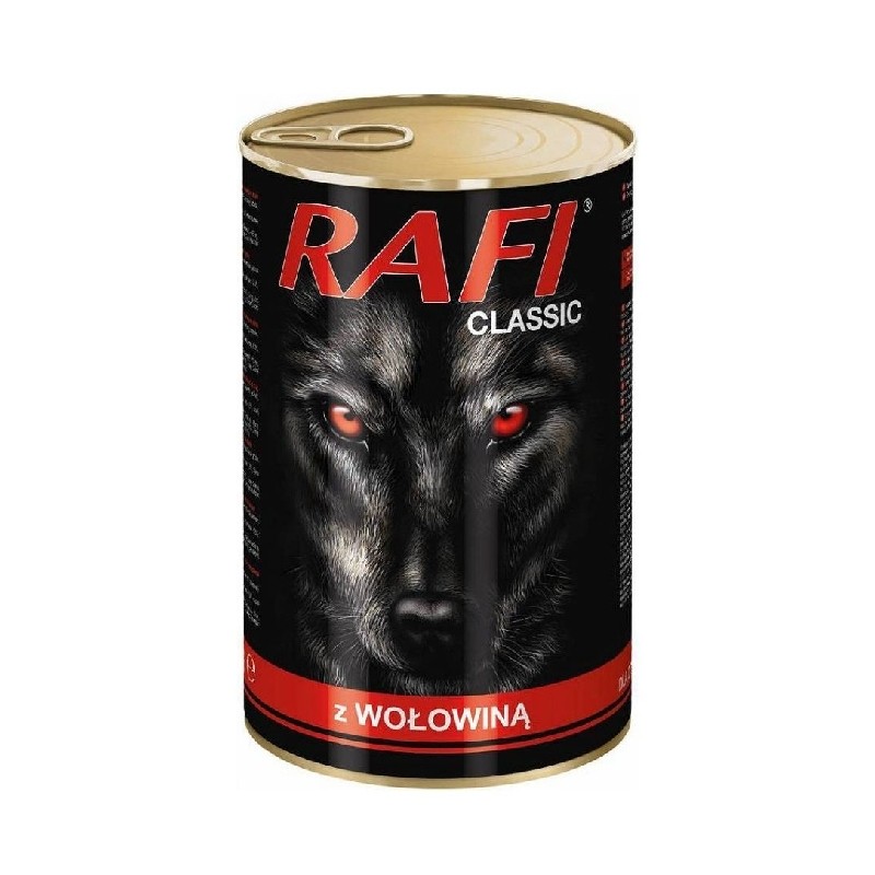 Karmy mokre dla psa - Dolina Noteci Rafi Classic Adult z wołowiną 1240g