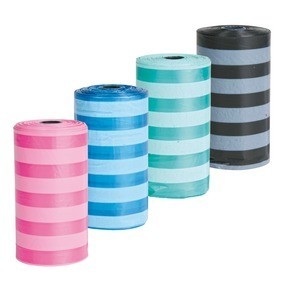 Produkty higieniczne - Trixie Worki kolorowe na odchody 4x20szt 