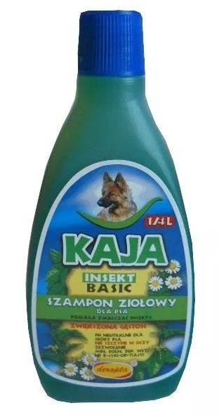 Higiena, pielęgnacja sierści - Daphnia Kaja Insekt Szampon przeciw pchłom i kleszczom dla psów 250ml