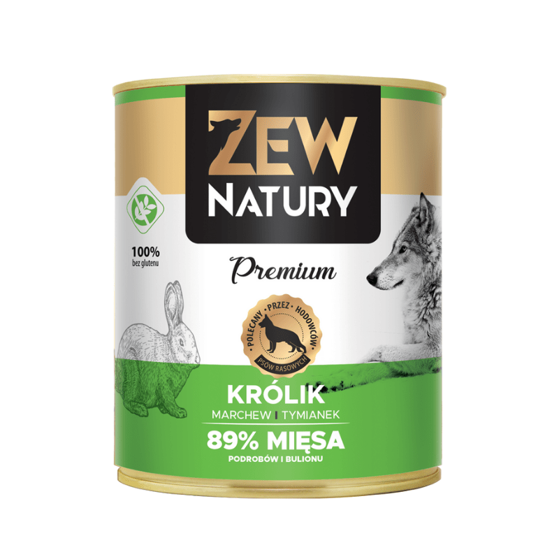 Karmy mokre dla psa - Zew Natury 89% mięsa mix 6 smaków 800g x 12