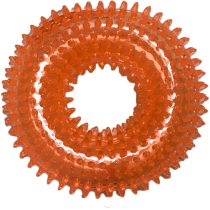 Buba Rgumowy Piszczący ring z kolcami XL 14cm