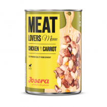 Josera Meat Lovers Menu Kurczak z marchewką  400g x 12