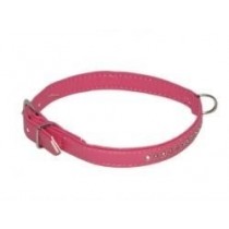 Chaba Obroża dla Yorka 38cmx14mm różowa