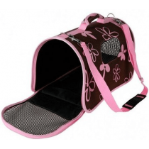 Zolux Torba transportowa dla zwierząt czekoladowo-różowa