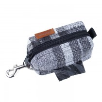 Amiplay Torebka na worki do odchodów London szara 9x5x4cm