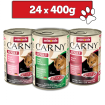 Animonda Carny Adult mix 3 smaków 400g x 24