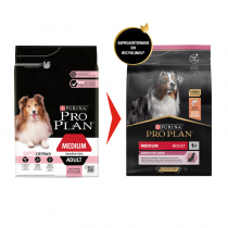 Pro Plan Medium Adult OptiDerma z łososiem 14kg