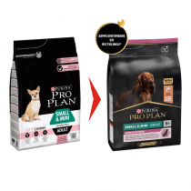 Pro Plan Small & Mini Adult OptiDerma z łososiem 3kg