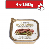 Brit Boutiques Gourmandes Small Breed One Meat 150g x 4