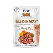 Brit Care Cat Pouch Fileciki w sosie z kaczką 85g