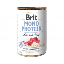 Brit Mono Protein Lamb & Brown Rice z jagnięciną i brązowym ryżem 400g