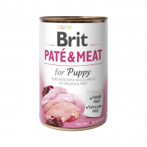 Brit Pate & Meat Puppy z kurczakiem i indykiem 400g