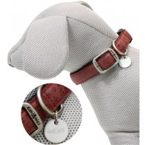 Croci MyLord Obroża regulowana bordowa