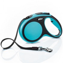 Flexi New Comfort Smycz taśma niebieska