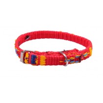 Chico Obroża taśma żakardowa czerwona 20mm/57cm