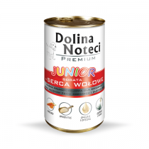 Dolina Noteci Premium Junior serca wołowe 12x400g