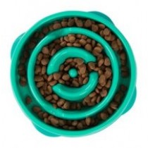 Outward Miska spowalniająca jedzenie - turkusowa, mały rozmiar