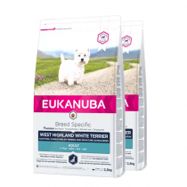 Eukanuba Adult Breed Specific West Highland White Terrier 2x2,5kg