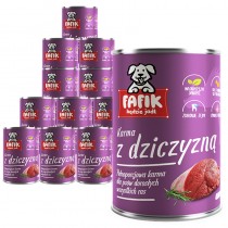 Fafik z dziczyzną 12x400g