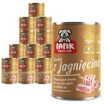 Fafik z jagnięciną 12x400g