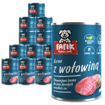 Fafik z wołowiną 12x400g