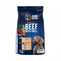 John Dog Berry Line Junior Wołowina i kryl