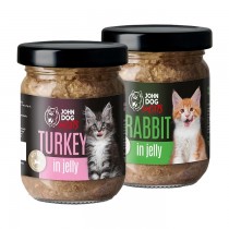 John Dog for Cats Kawałki w galaretce dla kociąt 100g