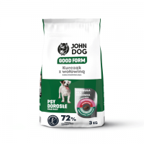 John Dog Good Form małe rasy Kurczak z wołowiną