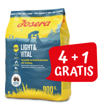 Josera Light & Vital Adult 4x900g + 900g GRATIS