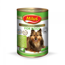 Miluś Karma Mokra dla psów jagnięcina 415g x 12