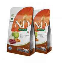 Farmina N&D GF Adult Cat Pumpkin Venison & Apple 2x300g