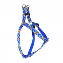 Chaba Szelki regulowane ozdobne niebieskie