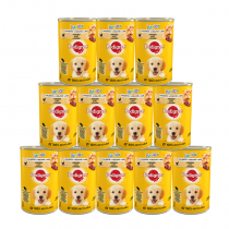 Pedigree Junior kurczak w galaretce 400g x 12