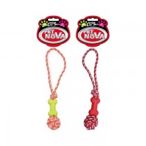 Pet Nova Kość na sznurze do przeciągania o aromacie mięty 40cm