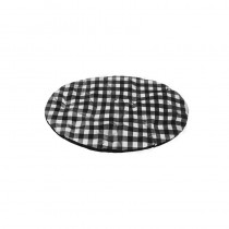 Chaba Poducha Owalna Standard biała krata