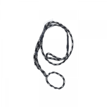 Chaba Ringówka czarno beżowa 8mm/140cm