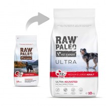 VetExpert Raw Paleo Ultra Beef Medium & Large Adult - sucha karma z wołowiną dla psów średnich ras
