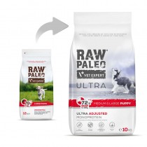 VetExpert Raw Paleo Ultra Beef Medium & Large Puppy - sucha karma z wołowiną dla szczeniąt średnich ras
