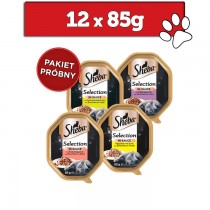 Sheba Tacka Sos mix 4 smaków 85g x 12	