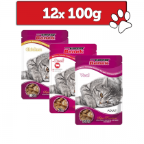 Super Benek mix 3 smaków 100g x 12 wołowina, cielęcina, kurczak