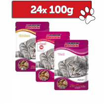 Super Benek mix 3 smaków 100g x 24 wołowina, cielęcina, kurczak