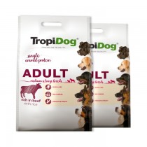 Tropidog Adult Medium & Large Beef & Rice 2x15kg