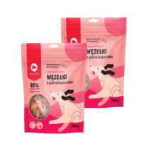Maced Węzełki z piersi kurczaka 500g x 2