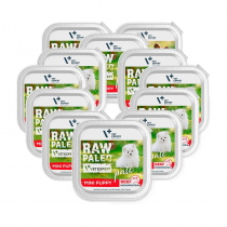 VetExpert Raw Paleo Puppy Mini Tray Beef 150g x 12 - mokra karma z wołowiną dla psów małych ras
