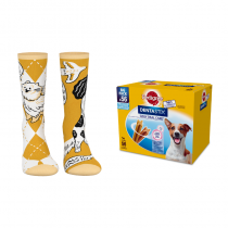 Pedigree Dentastix Small 56 szt. (880g) + skarpetki rozmiar 39-41