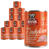 Fafik z indykiem 12x400g