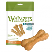 Whimzees Kość ryżowa gryzak L 9 szt.