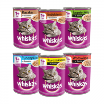 Whiskas Mix 6 smaków 400g x 12